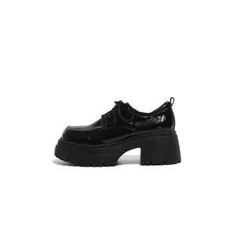 Туфли женские повседневные Women's Casual Shoes Women's Fannaishi, цвет Gloss Black