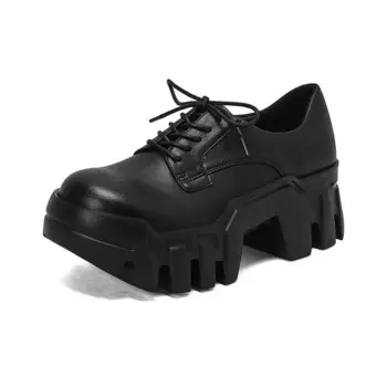 Туфли женские повседневные Women's Casual Shoes Women's Flowerskam, цвет Black Smooth Finish