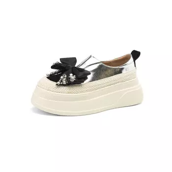 Туфли женские повседневные Women's Casual Shoes Women's Low-Top Aiqinisha, цвет Gunmetal