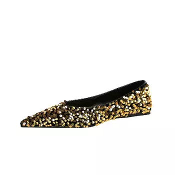 Туфли женские повседневные Women's Casual Shoes Women's Bigtree, золотой