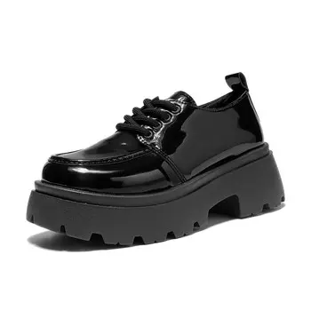 Туфли женские повседневные Women's Casual Shoes Women's Komanic, цвет Gloss Black