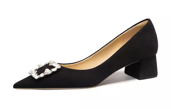 Туфли женские повседневные Women's Casual Shoes Women's Black Lily Wei