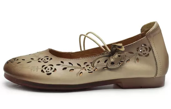 Туфли женские повседневные Women's Casual Shoes Women's Low-Top Artmu, хаки