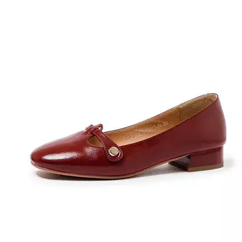 Туфли женские повседневные Women's Casual Shoes Women's Mukaluo, цвет Burgundy