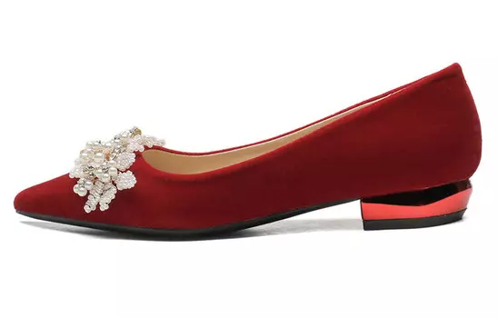 Туфли женские повседневные Women's Casual Shoes Women's Low-Top Ainer-Cat, цвет Apricot (satin)