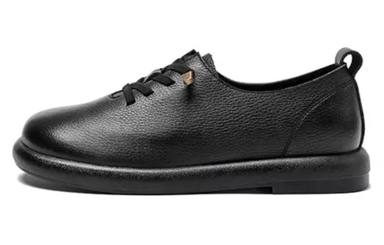 Туфли женские повседневные Women's Casual Shoes Women's Guci Tianlun, черный