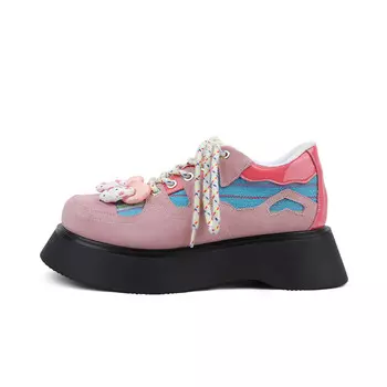 Туфли женские повседневные Women's Casual Shoes Women's Pink/Blue Niuwa Studio