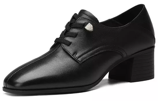 Туфли женские повседневные Women's Casual Shoes Women's Bosssunwen, черный