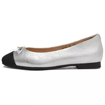 Туфли женские повседневные Women's Casual Shoes Women's Bata, цвет Silver/Black
