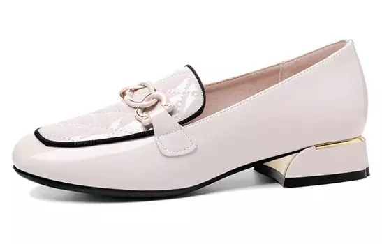 Туфли женские повседневные Women's Casual Shoes Women's Guci Tianlun, бежевый