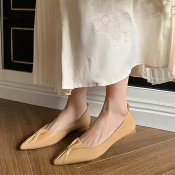 Туфли женские повседневные Women's Casual Shoes Women's Mo Lin, цвет Apricot