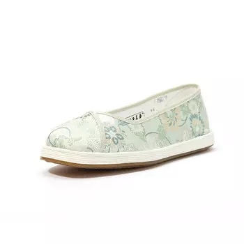 Туфли женские повседневные Women's Casual Shoes Women's Old Meihua, зеленый