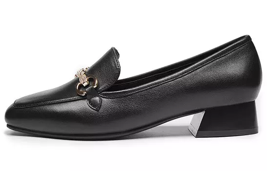 Туфли женские повседневные Women's Casual Shoes Women's Low-Top Black Kangnai