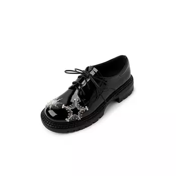 Туфли женские повседневные Women's Casual Shoes Women's Black Mo Lin