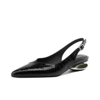 Туфли женские повседневные Women's Casual Shoes Women's Yikefei, черный