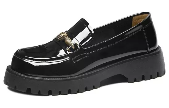 Туфли женские повседневные Women's Casual Shoes Women's Black Cameido