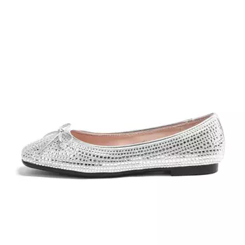 Туфли женские повседневные Women's Casual Shoes Women's Low-Top Silver St&Sat, серебряный