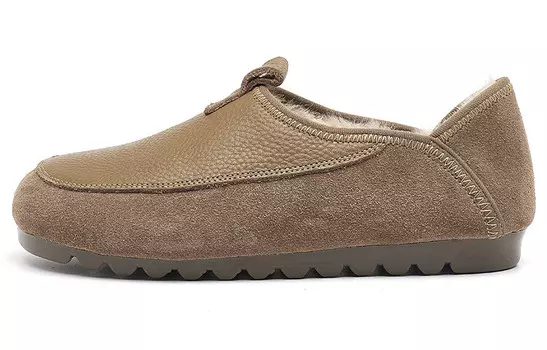 Туфли женские повседневные Women's Casual Shoes Women's Low-Top Khaki Oulisasi