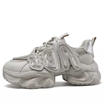 Туфли женские повседневные Women's Casual Shoes Women's Yearcon, серый/розовый