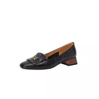 Туфли женские повседневные Women's Casual Shoes Women's Zi Xiao, коричневый