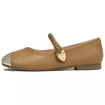 Туфли женские повседневные Women's Casual Shoes Women's Tata, цвет Apricot/gold