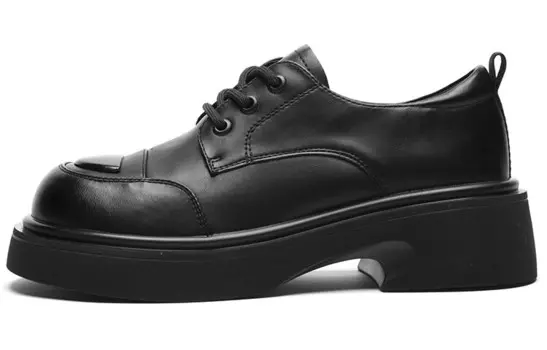 Туфли женские повседневные Women's Casual Shoes Women's Low-Top Black Mulinsen