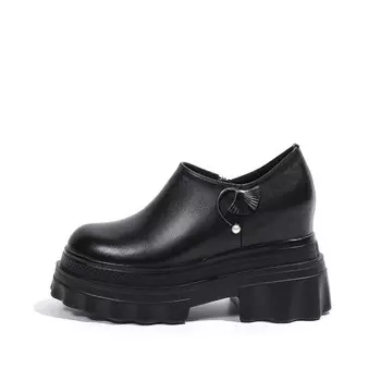 Туфли женские повседневные Women's Casual Shoes Women's Black Mulinsen