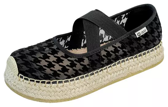 Туфли женские повседневные Women's Casual Shoes Women's Low-Top Black Joy&Mario