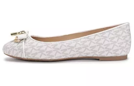 Туфли женские повседневные Women's Casual Shoes Women's White Michael Kors