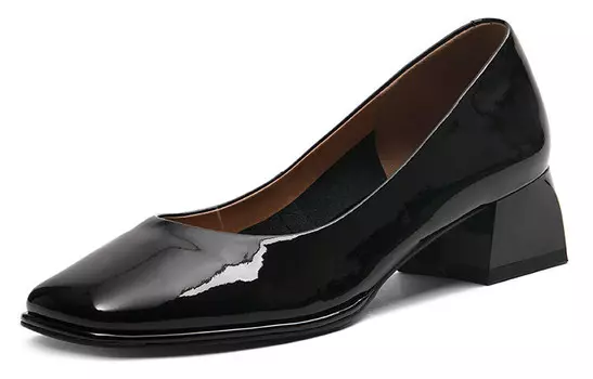 Туфли женские повседневные Women's Casual Shoes Women's Low-Top Black Cameido