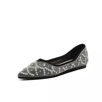 Туфли женские повседневные Women's Casual Shoes Women's Black Dme