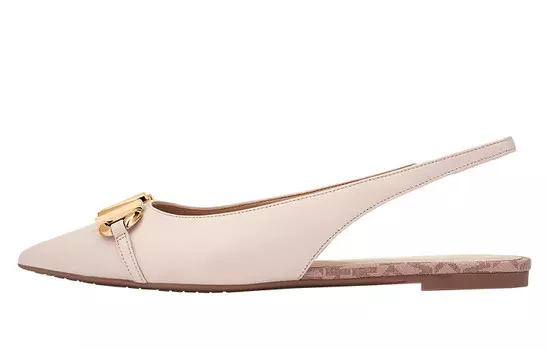 Туфли женские повседневные Women's Casual Shoes Women's Nude Pink Michael Kors