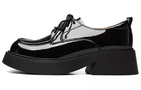 Туфли женские повседневные Women's Casual Shoes Women's Black Bosssunwen