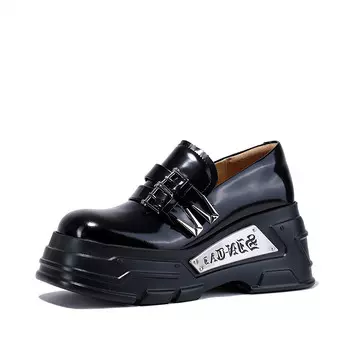 Туфли женские повседневные Women's Casual Shoes Women's Low-Top Black Bellalily