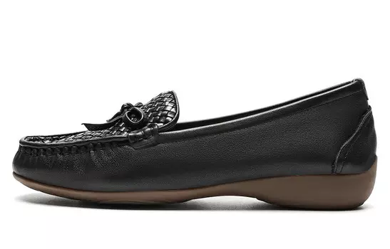 Туфли женские повседневные Women's Casual Shoes Women's Low-Top Black Eblan