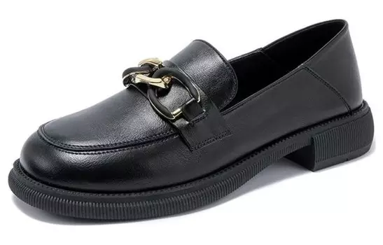 Туфли женские повседневные Women's Casual Shoes Women's Low-Top Black Mulinsen