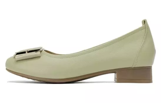 Туфли женские повседневные Women's Casual Shoes Women's Green Aokang