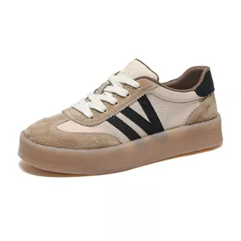 Туфли женские повседневные Women's Casual Shoes Women's Sobb, бежевый/черный