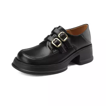 Туфли женские повседневные Women's Casual Shoes Women's Mid-Top Zi Xiao, коричневый