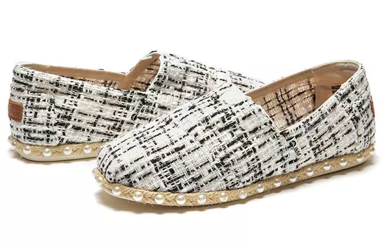 Туфли женские повседневные Women's Casual Shoes Women's White/Black Joy&Mario