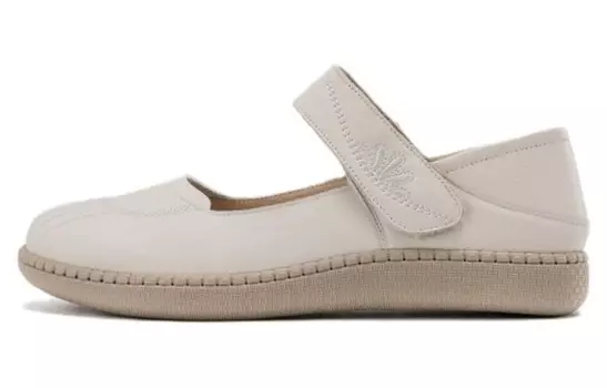 Туфли женские повседневные Women's Casual Shoes Women's Beige Aokang