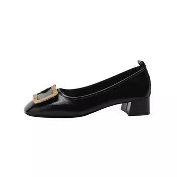Туфли женские повседневные Women's Casual Shoes Women's Black Dme