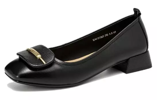 Туфли женские повседневные Women's Casual Shoes Women's Black Aokang