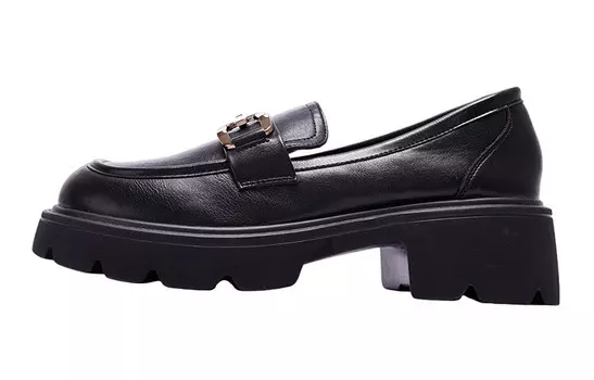 Туфли женские повседневные Women's Casual Shoes Women's Low-Top Black Mulinsen