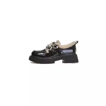 Туфли женские повседневные Women's Casual Shoes Women's Youyushi, темно-коричневый