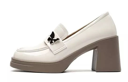 Туфли женские повседневные Women's Casual Shoes Women's Beige Eblan