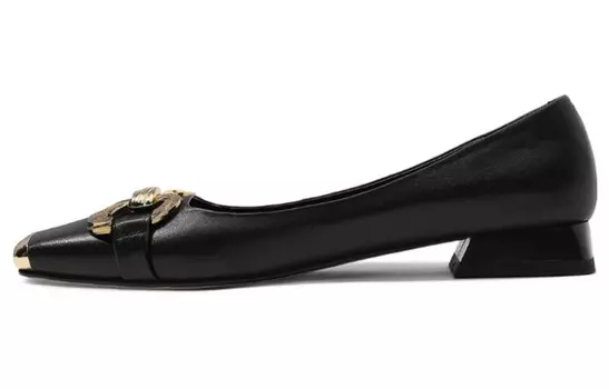 Туфли женские повседневные Women's Casual Shoes Women's Low-Top Black Cameido