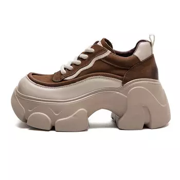 Туфли женские повседневные Women's Casual Shoes Women's Yao Qia, коричневый