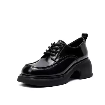 Туфли женские повседневные Women's Casual Shoes Women's Black Elle