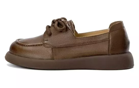 Туфли женские повседневные Women's Casual Shoes Women's Brown Aokang
